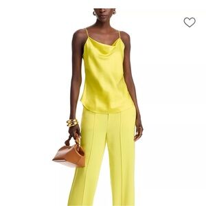 Cinq à Sept Yellow Women's Trousers